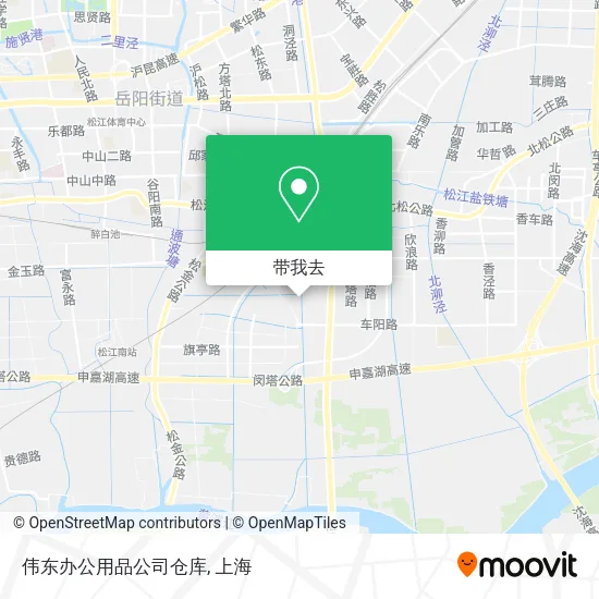 伟东办公用品公司仓库地图