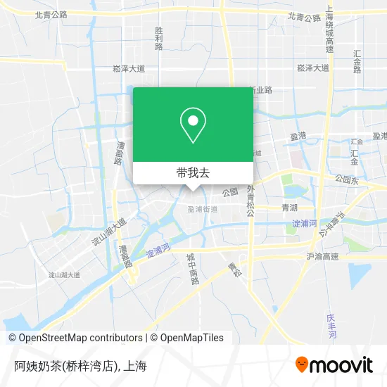 阿姨奶茶(桥梓湾店)地图