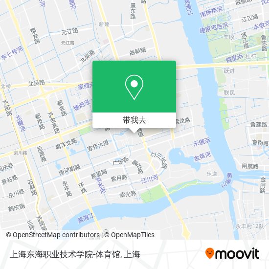 上海东海职业技术学院-体育馆地图