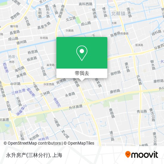 永升房产(三林分行)地图