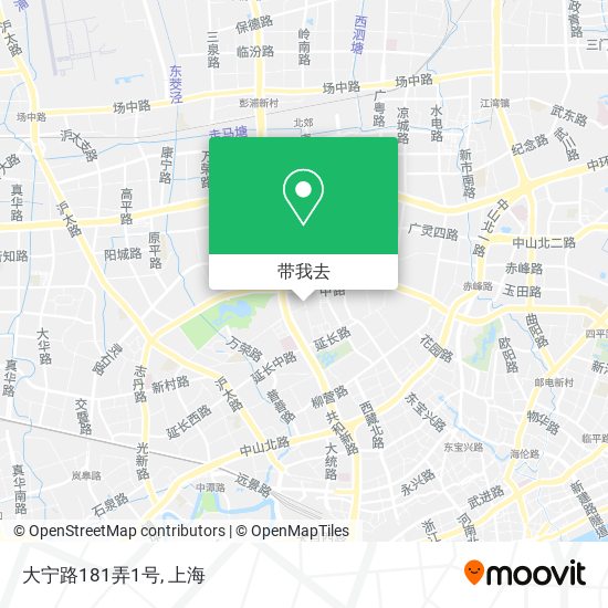 大宁路181弄1号地图