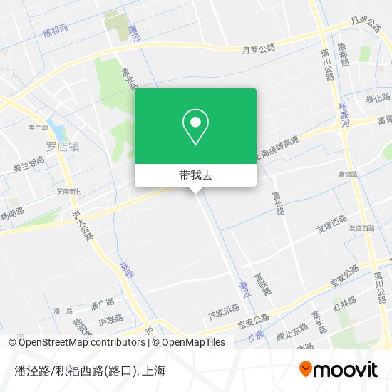 潘泾路/积福西路(路口)地图