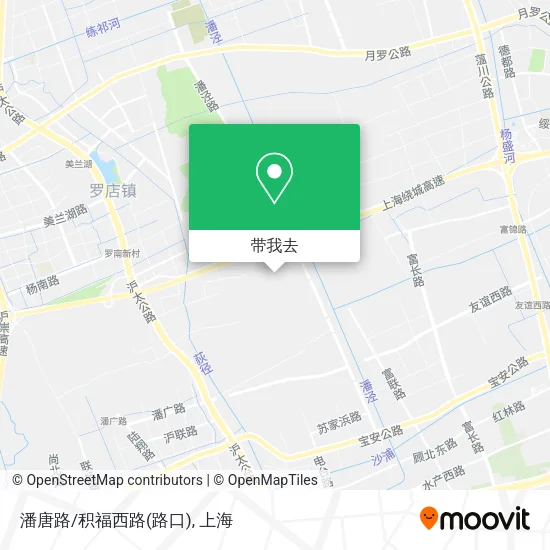 潘唐路/积福西路(路口)地图