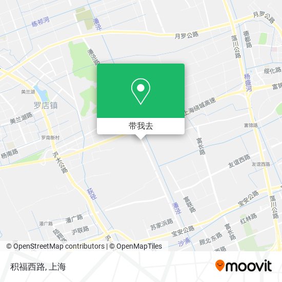 积福西路地图