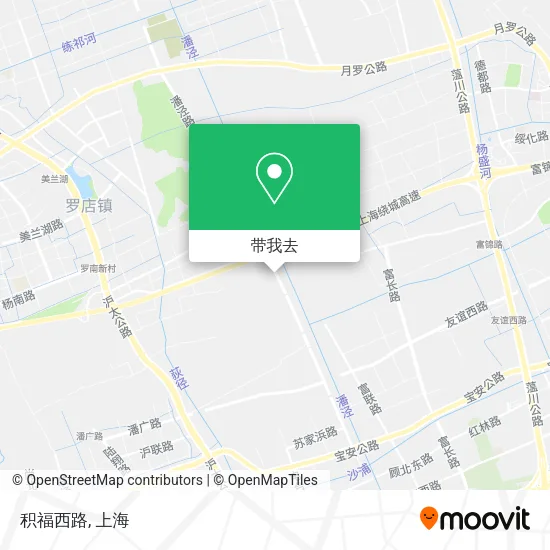 积福西路地图