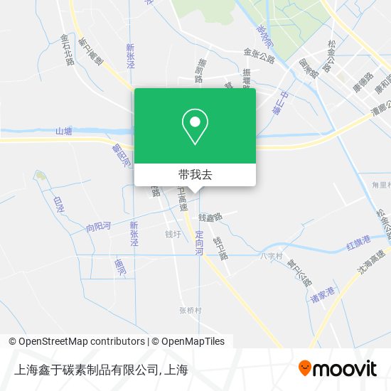 上海鑫于碳素制品有限公司地图