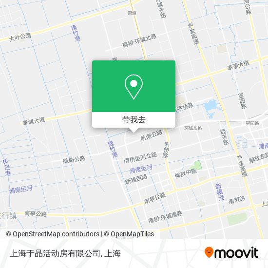 上海于晶活动房有限公司地图