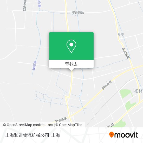 上海和进物流机械公司地图