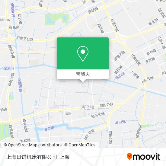 上海日进机床有限公司地图