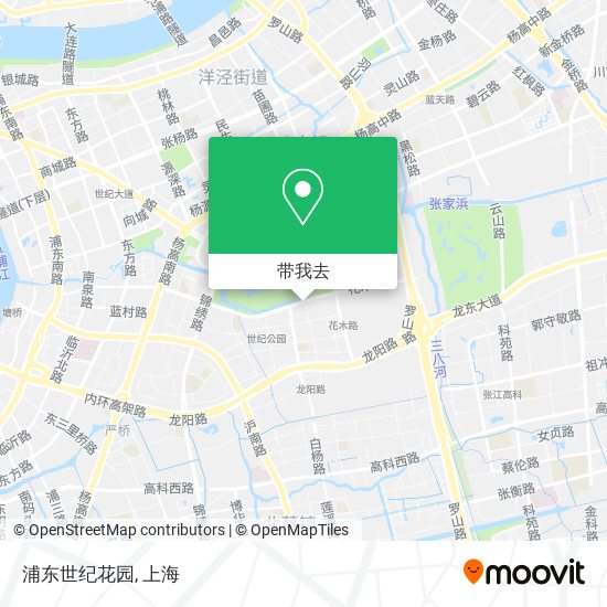 浦东世纪花园地图