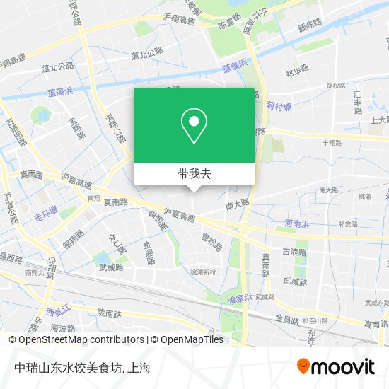 中瑞山东水饺美食坊地图