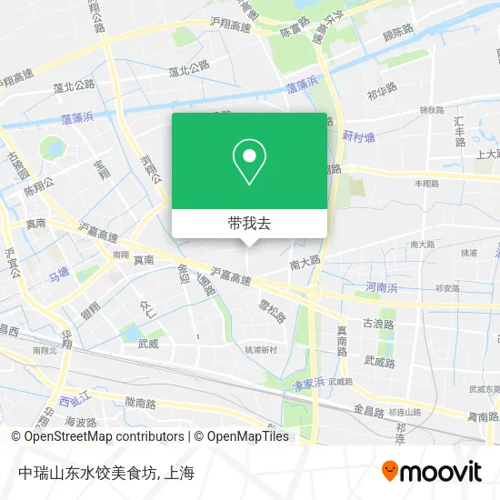 中瑞山东水饺美食坊地图