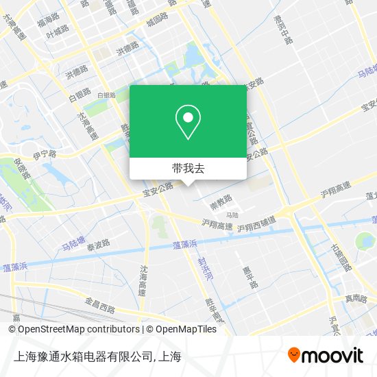 上海豫通水箱电器有限公司地图
