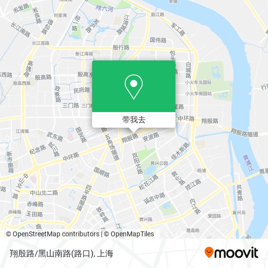 翔殷路/黑山南路(路口)地图