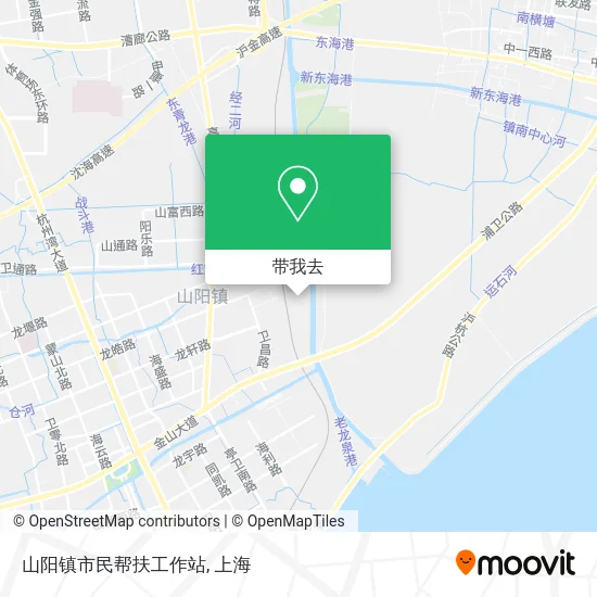 山阳镇市民帮扶工作站地图