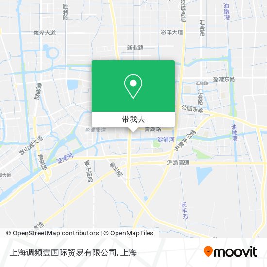 上海调频壹国际贸易有限公司地图