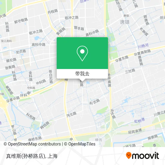 真维斯(孙桥路店)地图