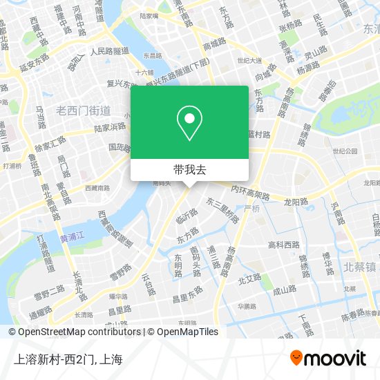 上溶新村-西2门地图