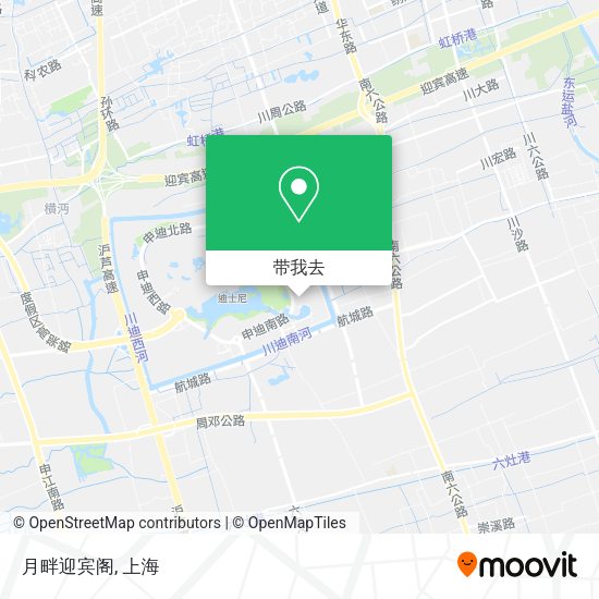 月畔迎宾阁地图