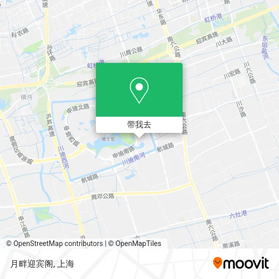 月畔迎宾阁地图