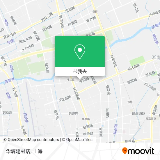 华辉建材店地图