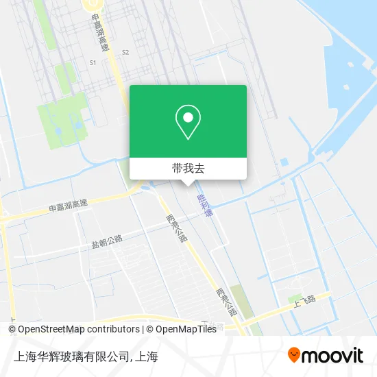 上海华辉玻璃有限公司地图