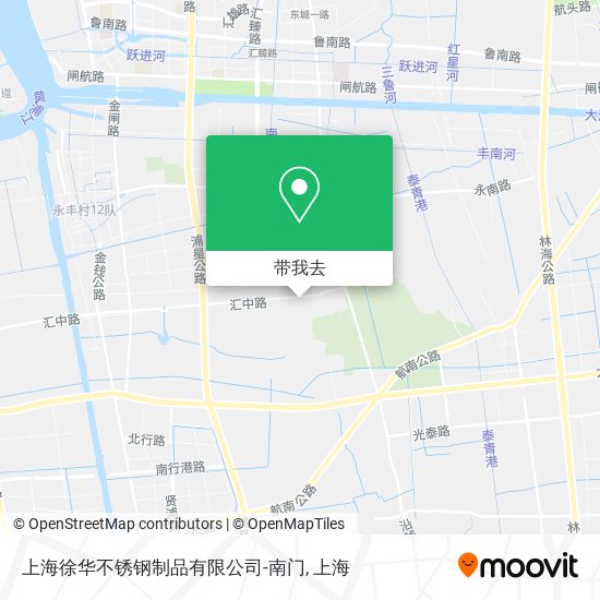 上海徐华不锈钢制品有限公司-南门地图