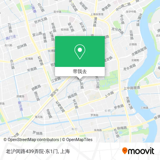 老沪闵路439弄院-东1门地图