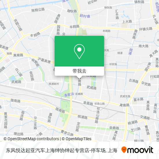 东风悦达起亚汽车上海绅协绅起专营店-停车场地图