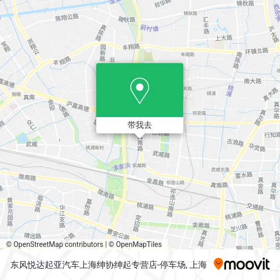 东风悦达起亚汽车上海绅协绅起专营店-停车场地图