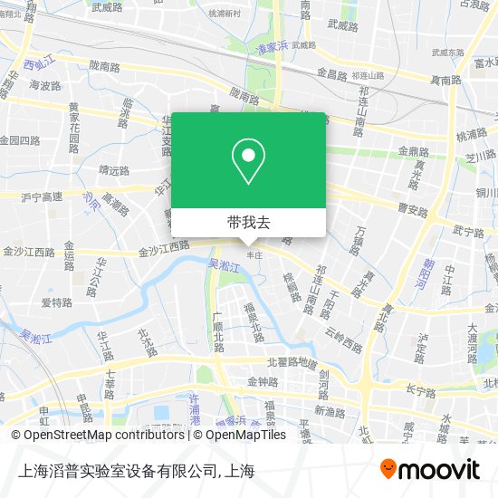 上海滔普实验室设备有限公司地图