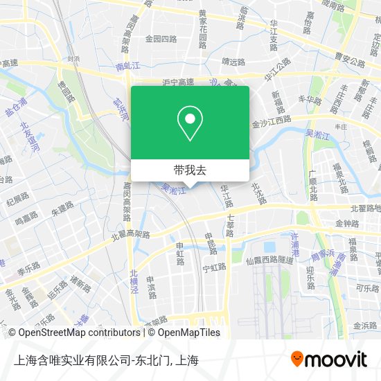 上海含唯实业有限公司-东北门地图