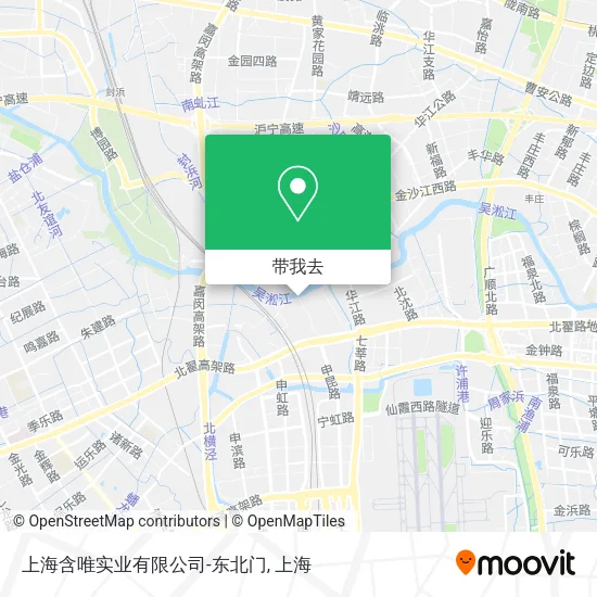 上海含唯实业有限公司-东北门地图