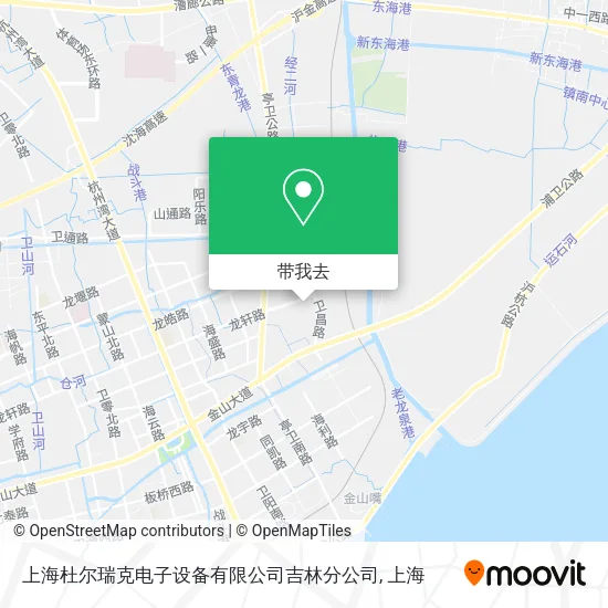 上海杜尔瑞克电子设备有限公司吉林分公司地图