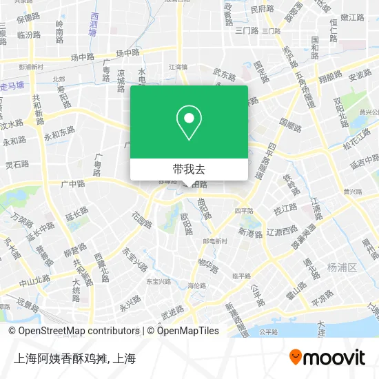 上海阿姨香酥鸡摊地图