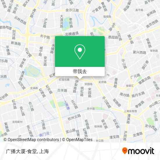 广播大厦-食堂地图