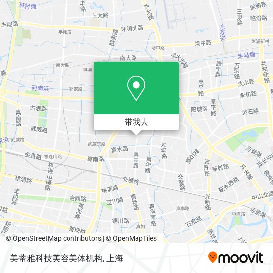 美蒂雅科技美容美体机构地图
