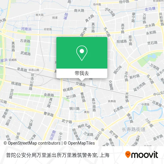 普陀公安分局万里派出所万里雅筑警务室地图