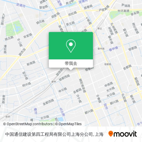中国通信建设第四工程局有限公司上海分公司地图