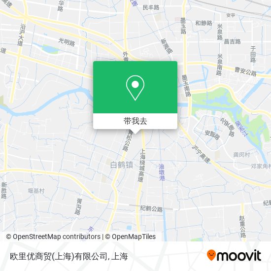 欧里优商贸(上海)有限公司地图