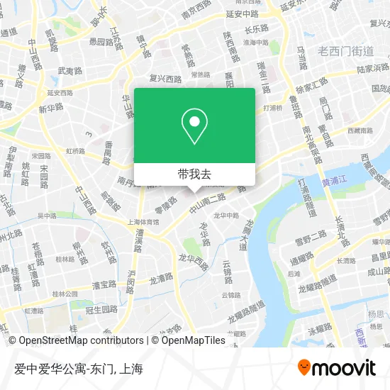爱中爱华公寓-东门地图