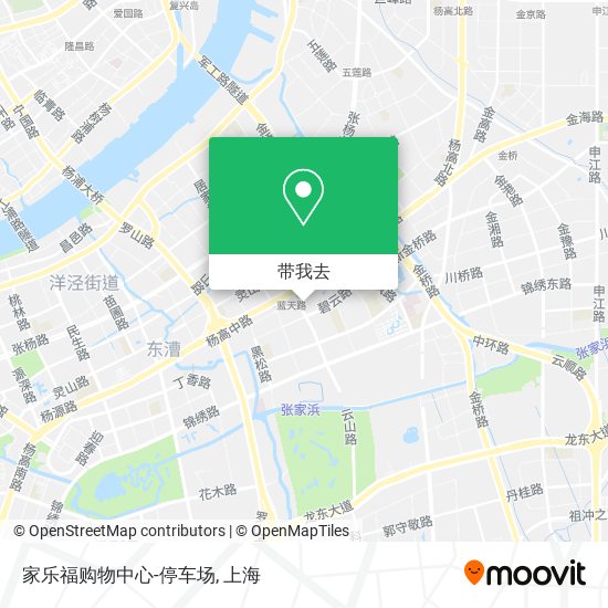 家乐福购物中心-停车场地图