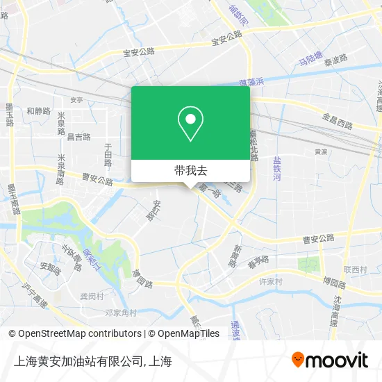 上海黄安加油站有限公司地图