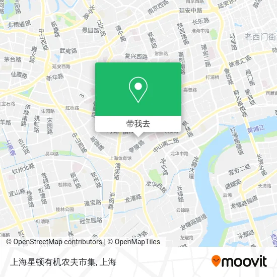 上海星顿有机农夫市集地图