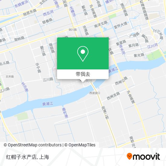 红帽子水产店地图