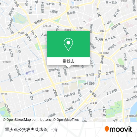 重庆鸡公煲农夫碳烤鱼地图