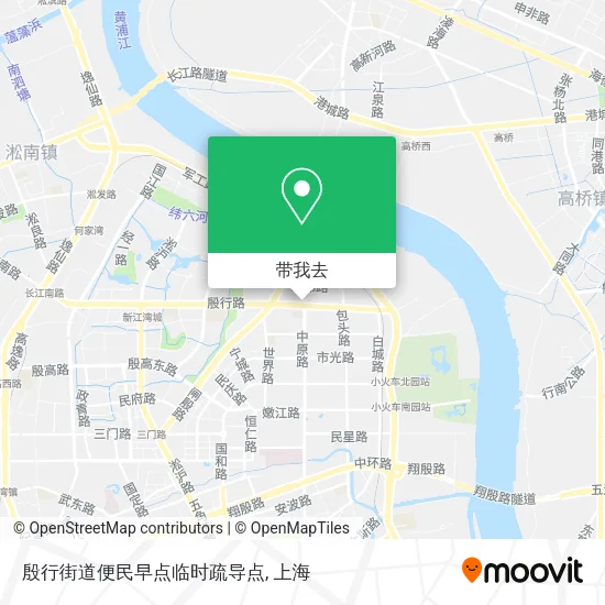 殷行街道便民早点临时疏导点地图