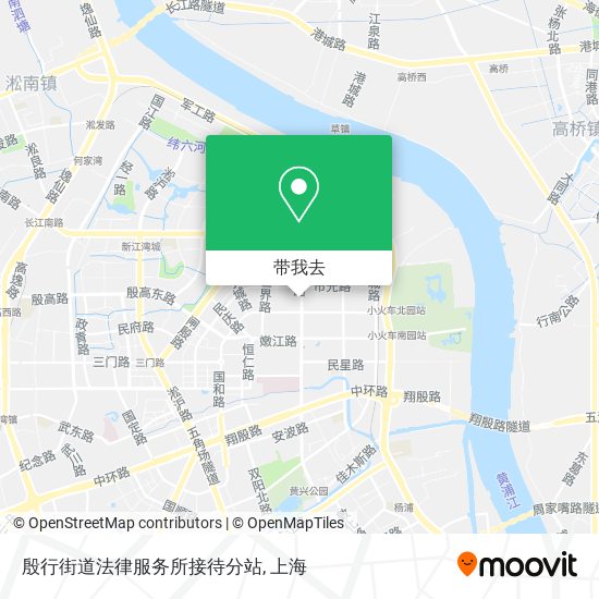 殷行街道法律服务所接待分站地图