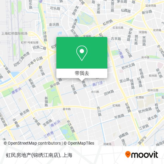 虹民房地产(锦绣江南店)地图