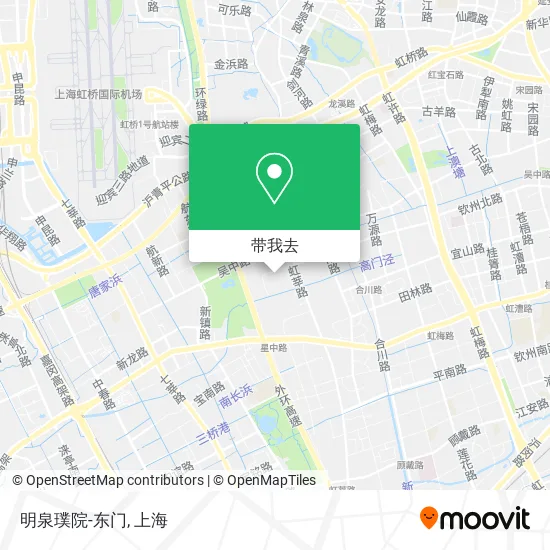 明泉璞院-东门地图
